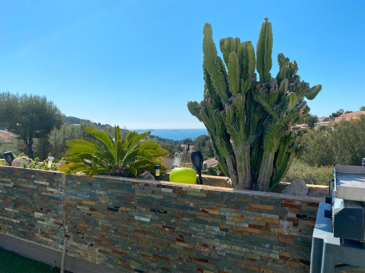 VUEMER Bandol - Appartement avec GRANDE TERRASSE de 45m2 VUE MER - PISCINE - PARKING Extérieur photo